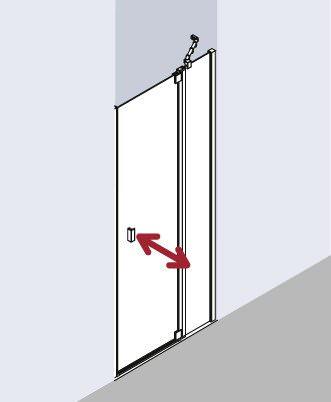 Kermi RAYA Pendeltür 1-flügelig mit Festfeld RA 1GR/L-RA1GR075181AKM Kermi RAYA Pendeltür 1-flügelig mit Festfeld RA 1GR/L-RA1GR075181AKM