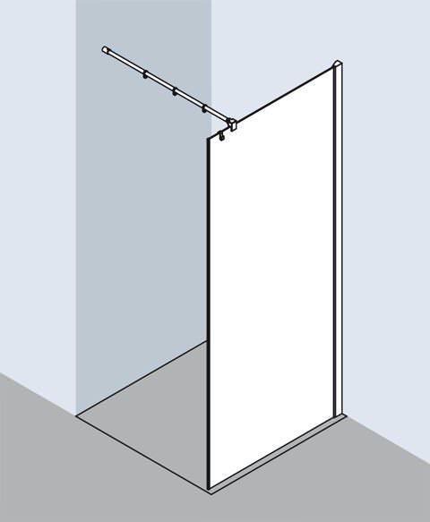 Kermi FILIA XP WALK-IN Wall FX TWF-FXTWF07518VAKM
