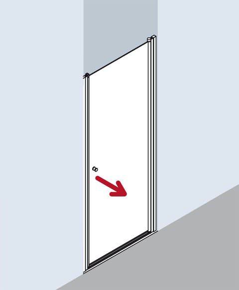 Kermi IBIZA 2000 Schwingtür I2 STW-I2STW075171AKM Kermi IBIZA 2000 Schwingtür I2 STW-I2STW075171AKM