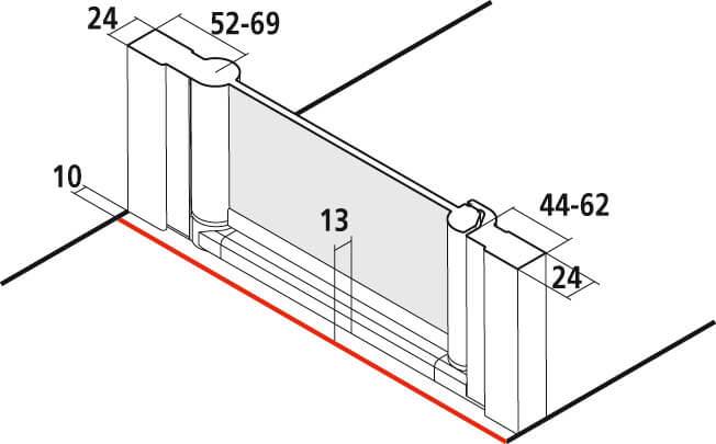 Kermi IBIZA 2000 Schwingtür I2 STW-I2STW075171AKM Kermi IBIZA 2000 Schwingtür I2 STW-I2STW075171AKM