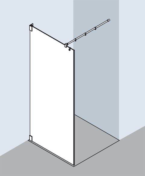 Kermi FILIA WALK-IN Wall FI TWF-FITWF08020VAKM