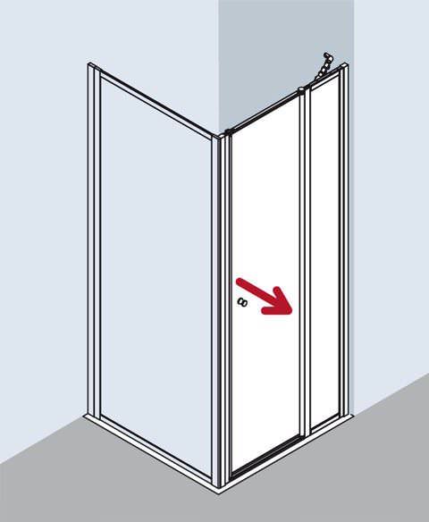 Kermi NOVA 2000 Schwingtür mit Festfeld N2 SFW-N2SFW0751711KM Kermi NOVA 2000 Schwingtür mit Festfeld N2 SFW-N2SFW0751711KM