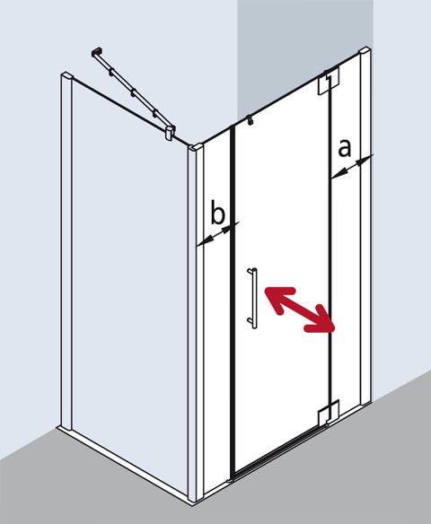 Kermi Pasa XP Pendeltür 1-flügelig mit Festfeldern PX 1GR/L-PX1GR110181AKM Kermi Pasa XP Pendeltür 1-flügelig mit Festfeldern PX 1GR/L-PX1GR110181AKM