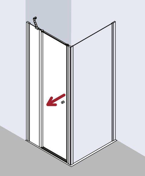 Kermi IBIZA 2000 Schwingtür mit Festfeld I2 STR/L-I2STR075171AKM Kermi IBIZA 2000 Schwingtür mit Festfeld I2 STR/L-I2STR075171AKM