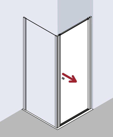 Kermi IBIZA 2000 Schwingtür I2 STW-I2STW075171AKM Kermi IBIZA 2000 Schwingtür I2 STW-I2STW075171AKM