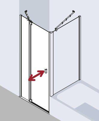Kermi RAYA Pendeltür 1-flügelig mit Festfeld RA 1GR/L-RA1GR075181AKM Kermi RAYA Pendeltür 1-flügelig mit Festfeld RA 1GR/L-RA1GR075181AKM