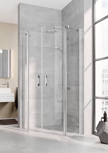 Kermi PEGA Viertelkreis Duschkabine Pendeltüren mit Festfeldern PE P55-PEP5508020VAKM Kermi PEGA Viertelkreis Duschkabine Pendeltüren mit Festfeldern PE P55-PEP5508020VAKM