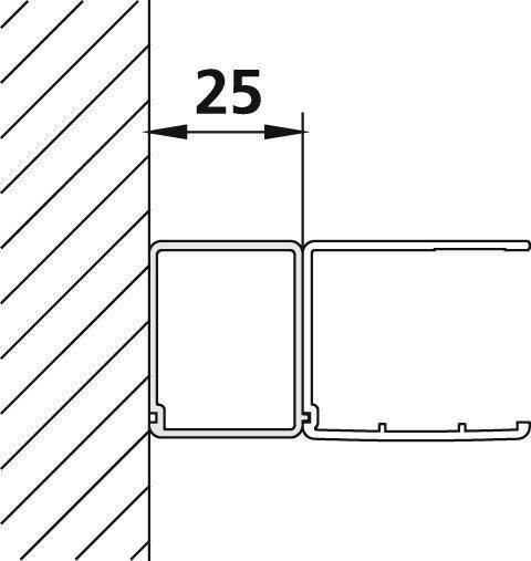 Kermi LIGA Stockverbreiterung-ZDSVSV1LI1851KM