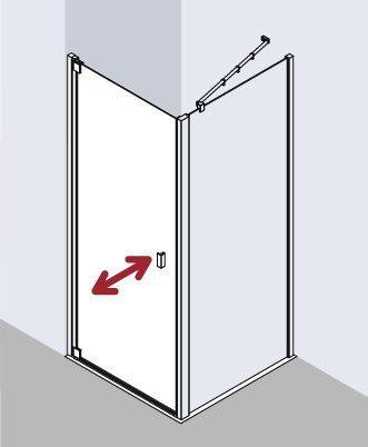 Kermi RAYA Pendeltür 1-flügelig RA 1WR/L-RA1WR075181AKM Kermi RAYA Pendeltür 1-flügelig RA 1WR/L-RA1WR075181AKM