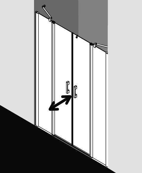 Kermi PEGA Pendeltür mit Festfeldern PE PTF-PEPTF12018VAKM Kermi PEGA Pendeltür mit Festfeldern PE PTF-PEPTF12018VAKM