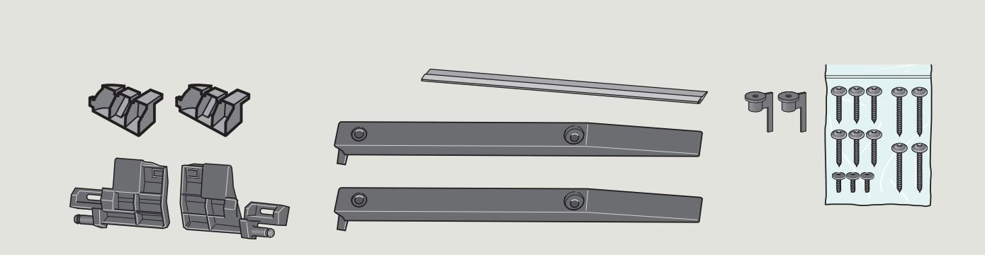 VELUX ZOZ Montageset Außenrollläden bei älteren Dachfenstern-ZOZ253M VELUX ZOZ Montageset Außenrollläden bei älteren Dachfenstern-ZOZ253M