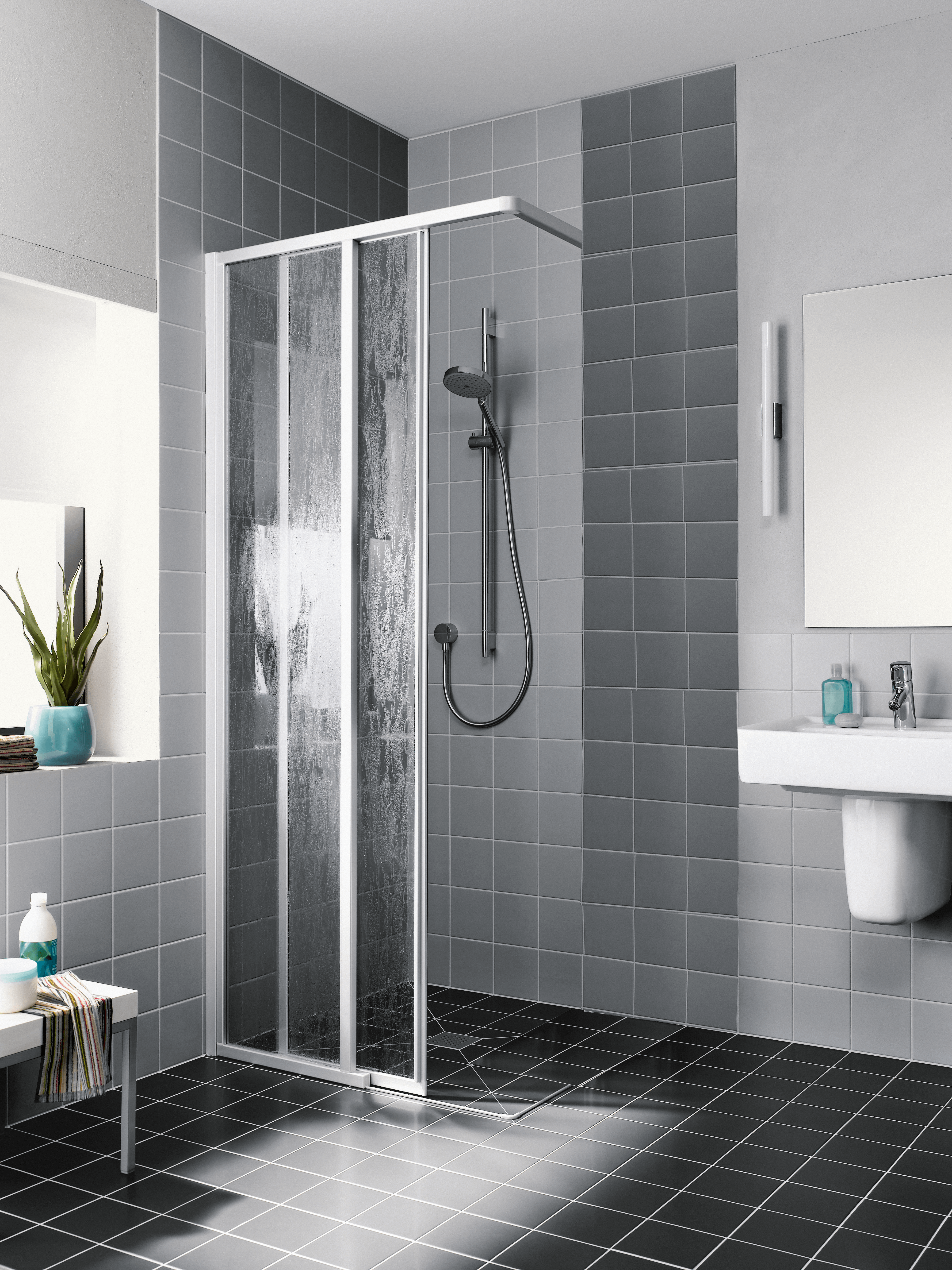 Kermi NOVA 2000 Eckeinstieg 2-teilig bodenfrei mit Gleittüren - Halbteil NM E2R/L-NME2R0752011KM Kermi NOVA 2000 Eckeinstieg 2-teilig bodenfrei mit Gleittüren - Halbteil NM E2R/L-NME2R0752011KM