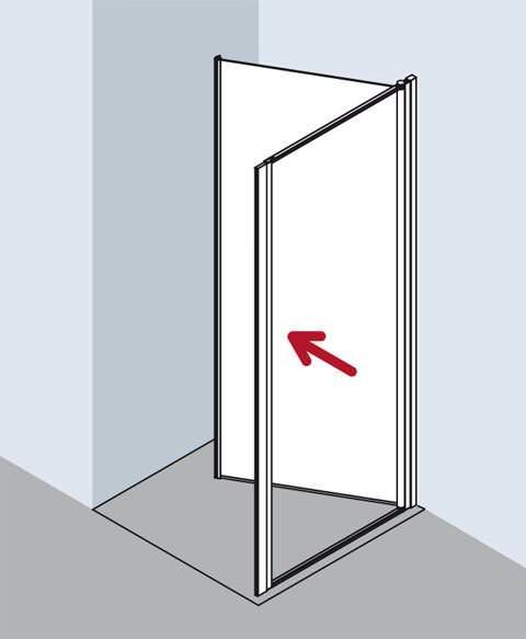 Kermi IBIZA 2000 Seitenwand beweglich I2 TBD-I2TBD070171AKM Kermi IBIZA 2000 Seitenwand beweglich I2 TBD-I2TBD070171AKM