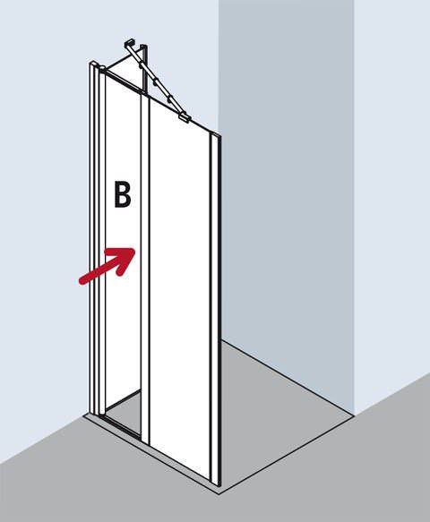 Kermi IBIZA 2000 Seitenwand geteilt beweglich I2 TGD-I2TGD070171AKM Kermi IBIZA 2000 Seitenwand geteilt beweglich I2 TGD-I2TGD070171AKM