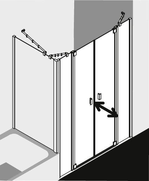 Kermi RAYA Pendeltür mit Festfeldern RA PTF-RAPTF120181AKM Kermi RAYA Pendeltür mit Festfeldern RA PTF-RAPTF120181AKM