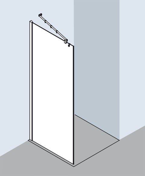Kermi FILIA XP WALK-IN Wall FX TWF-FXTWF07518VAKM