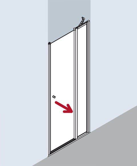 Kermi NOVA 2000 Schwingtür mit Festfeld N2 SFW-N2SFW0751711KM Kermi NOVA 2000 Schwingtür mit Festfeld N2 SFW-N2SFW0751711KM