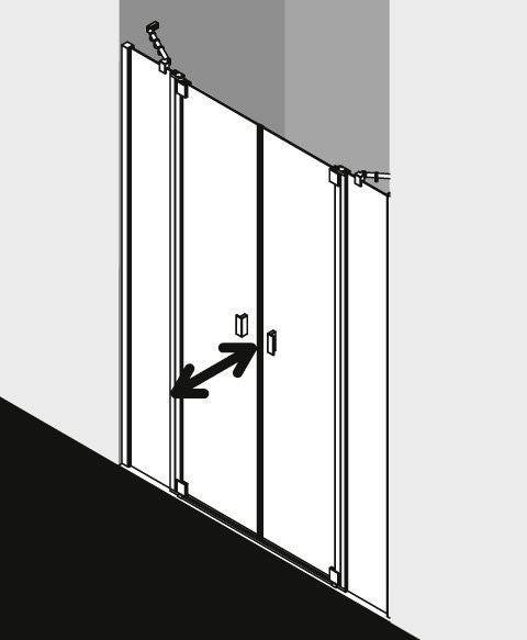 Kermi RAYA Pendeltür mit Festfeldern RA PTF-RAPTF120181AKM Kermi RAYA Pendeltür mit Festfeldern RA PTF-RAPTF120181AKM