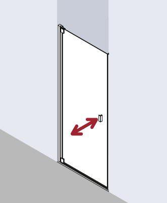 Kermi RAYA Pendeltür 1-flügelig RA 1WR/L-RA1WR075181AKM Kermi RAYA Pendeltür 1-flügelig RA 1WR/L-RA1WR075181AKM