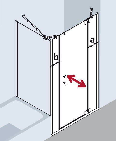 Kermi Filia XP Pendeltür 1-flügelig mit Festfeldern FX 1GR/L-FX1GR11018VAKM Kermi Filia XP Pendeltür 1-flügelig mit Festfeldern FX 1GR/L-FX1GR11018VAKM