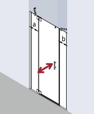 Kermi Filia XP Pendeltür 1-flügelig mit Festfeldern FX 1GR/L-FX1GR11018VAKM Kermi Filia XP Pendeltür 1-flügelig mit Festfeldern FX 1GR/L-FX1GR11018VAKM