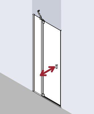 Kermi RAYA Pendeltür 1-flügelig mit Festfeld RA 1GR/L-RA1GR075181AKM Kermi RAYA Pendeltür 1-flügelig mit Festfeld RA 1GR/L-RA1GR075181AKM