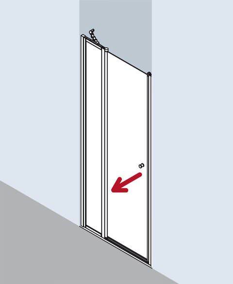 Kermi NOVA 2000 Schwingtür mit Festfeld N2 SFW-N2SFW0751711KM Kermi NOVA 2000 Schwingtür mit Festfeld N2 SFW-N2SFW0751711KM