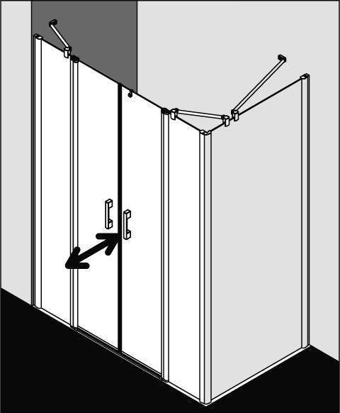Kermi PEGA Pendeltür mit Festfeldern PE PTF-PEPTF12018VAKM Kermi PEGA Pendeltür mit Festfeldern PE PTF-PEPTF12018VAKM