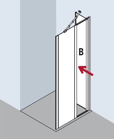 Kermi IBIZA 2000 Seitenwand geteilt beweglich I2 TGD-I2TGD070171AKM Kermi IBIZA 2000 Seitenwand geteilt beweglich I2 TGD-I2TGD070171AKM