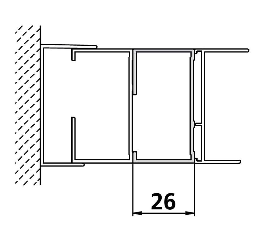 Kermi NOVA 2000 Stockverbreiterung-ZDSVSVSN21851KM Kermi NOVA 2000 Stockverbreiterung-ZDSVSVSN21851KM