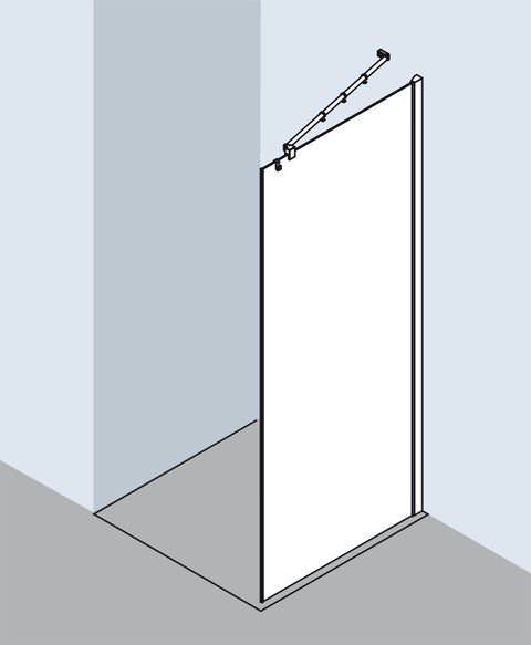 Kermi FILIA XP WALK-IN Wall FX TWF-FXTWF07518VAKM