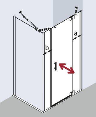 Kermi Filia XP Pendeltür 1-flügelig mit Festfeldern FX 1GR/L-FX1GR11018VAKM Kermi Filia XP Pendeltür 1-flügelig mit Festfeldern FX 1GR/L-FX1GR11018VAKM