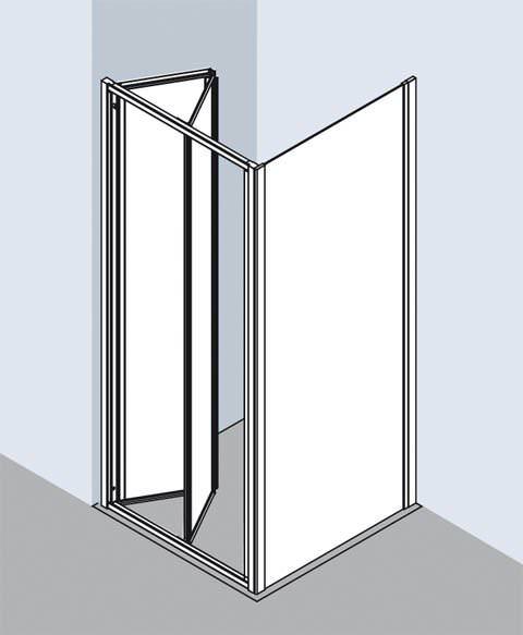 Kermi IBIZA 2000 Falttür I2 FTD-I2FTD070171AKM Kermi IBIZA 2000 Falttür I2 FTD-I2FTD070171AKM