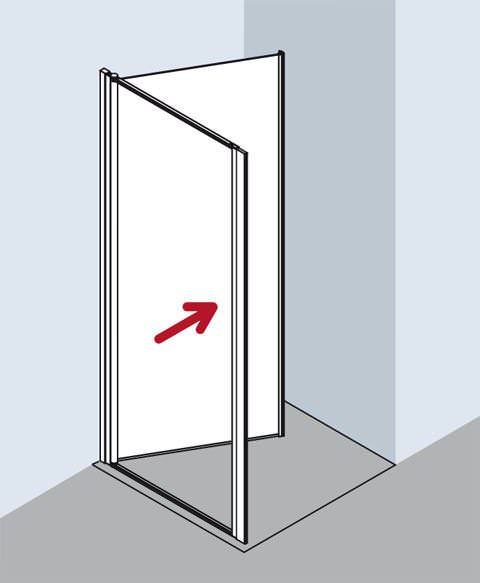 Kermi IBIZA 2000 Seitenwand beweglich I2 TBD-I2TBD070171AKM Kermi IBIZA 2000 Seitenwand beweglich I2 TBD-I2TBD070171AKM