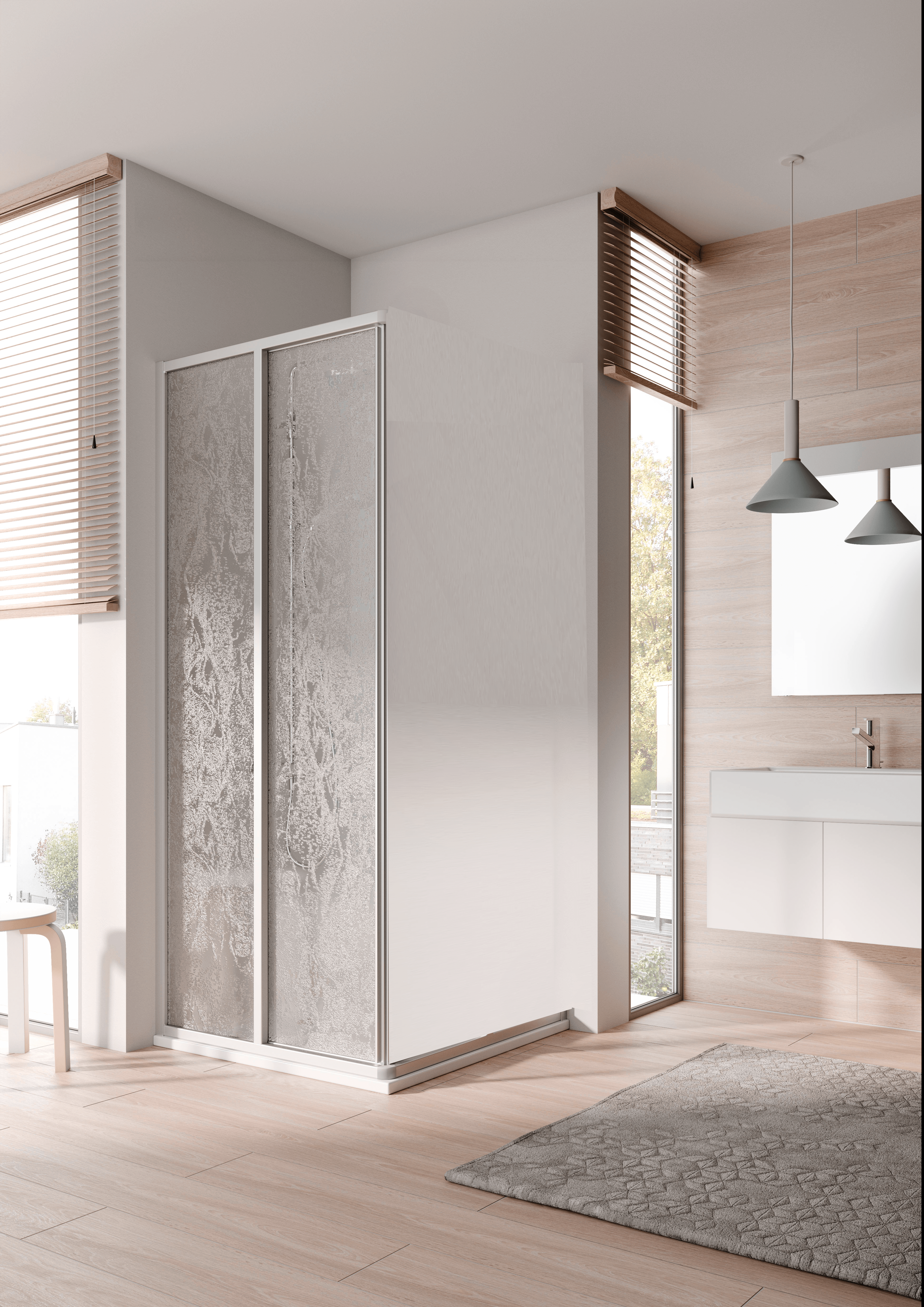 Kermi NOVA 2000 Eckeinstieg 2-teilig mit Gleittüren - Halbteil N2 ED2-N2ED20701711KM Kermi NOVA 2000 Eckeinstieg 2-teilig mit Gleittüren - Halbteil N2 ED2-N2ED20701711KM