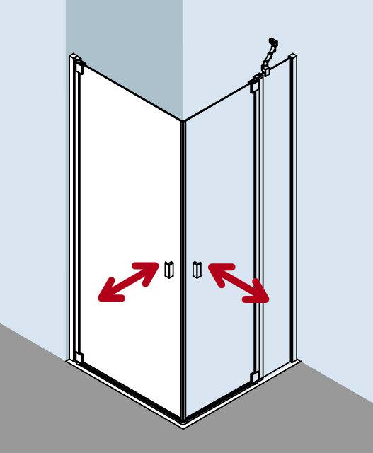 Kermi RAYA Eckeinstieg Pendeltüren - Halbteil RA 1ER/L-RA1ER075181AKM Kermi RAYA Eckeinstieg Pendeltüren - Halbteil RA 1ER/L-RA1ER075181AKM