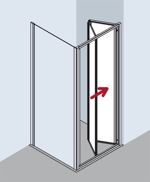 Kermi IBIZA 2000 Falttür I2 FTD-I2FTD070171AKM Kermi IBIZA 2000 Falttür I2 FTD-I2FTD070171AKM