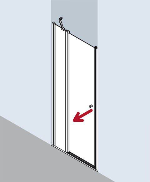 Kermi IBIZA 2000 Schwingtür mit Festfeld I2 STR/L-I2STR075171AKM Kermi IBIZA 2000 Schwingtür mit Festfeld I2 STR/L-I2STR075171AKM