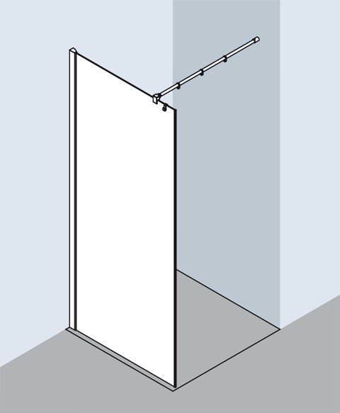 Kermi FILIA XP WALK-IN Wall FX TWF-FXTWF07518VAKM
