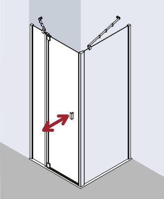 Kermi RAYA Pendeltür 1-flügelig mit Festfeld RA 1GR/L-RA1GR075181AKM Kermi RAYA Pendeltür 1-flügelig mit Festfeld RA 1GR/L-RA1GR075181AKM
